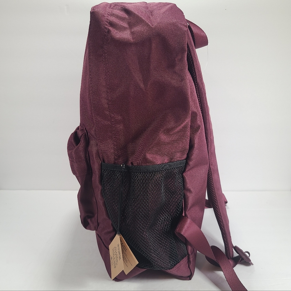 Victoria's Secret PINK Classic Backpack Ravishing Ruby Burgundy Maroon - Picture 5 of 7